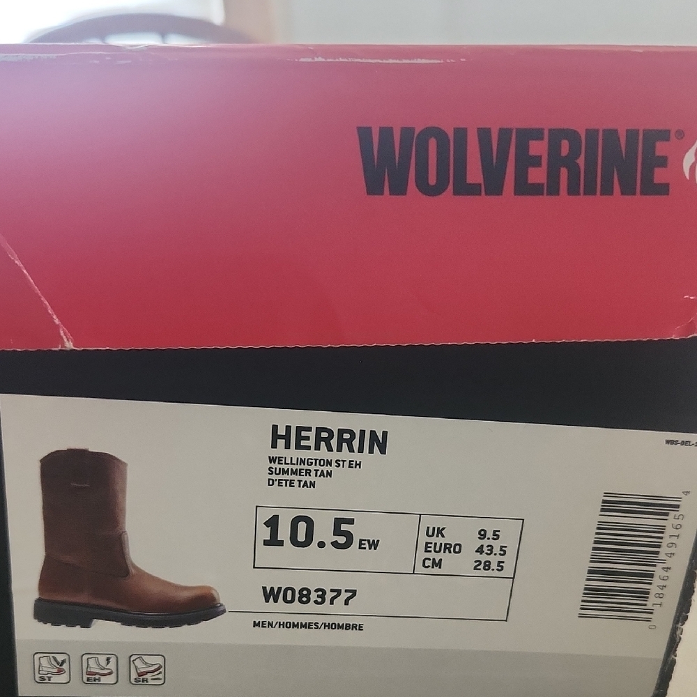 Wolverine Herrin Summer Tan Boots